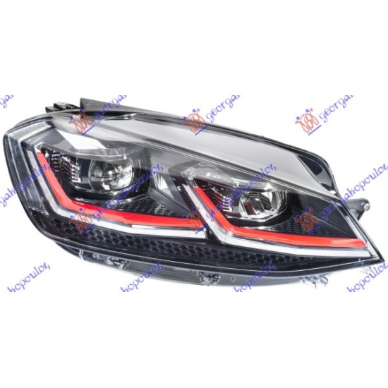 ΦΑΝΟΣ ΕΜΠΡΟΣ FULL LED ΕΞΥΠΝΟ (GTI) (HELLA) - Δεξιά