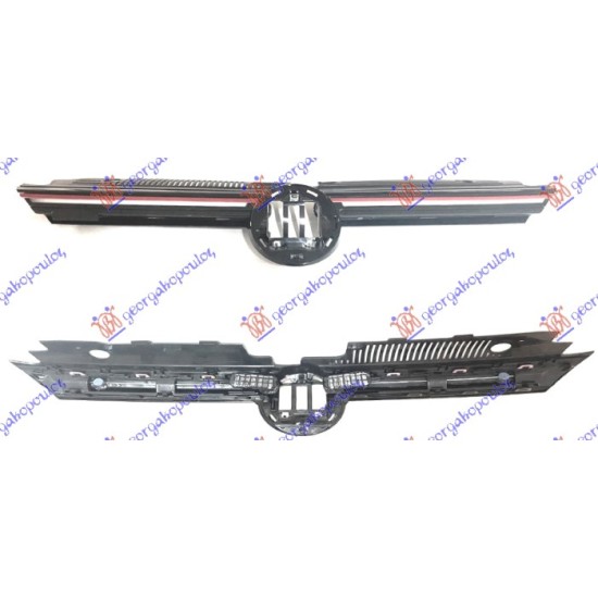 ΜΑΣΚΑ GTI ΜΕ ΚΟΚΚΙΝΟ ΣΥΡΙΤΙ (ME LED)