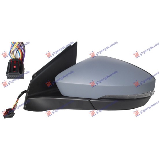 ΚΑΘΡΕΦΤΗΣ ΗΛΕΚΤΡΙΚΟΣ ΘΕΡΜΑΙΝΟΜΕΝΟΣ ΗΛΕΚΤΡΙΚΑ ΑΝΑΚΛΙΝΟΜΕΝΟΣ ΒΑΦΟΜΕΝΟΣ (ΜΕ ΦΛΑΣ & BLIS) (10 PIN) (ASPHERICAL GLASS) - Αριστερά