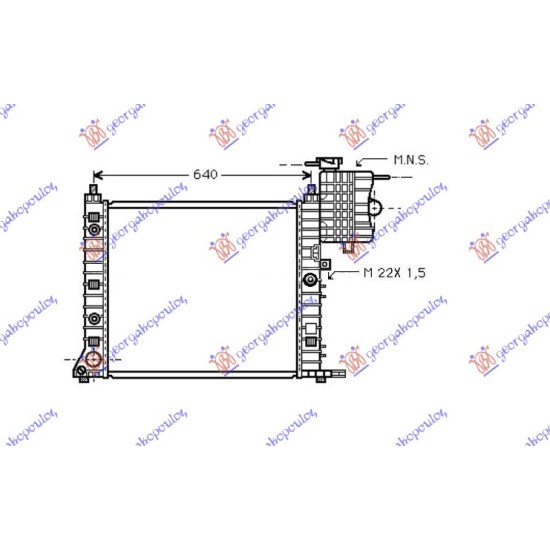 ΨΥΓΕΙΟ ΒΕΝΖΙΝΗ/ΠΕΤΡΕΛΑΙΟ ΑYΤΟΜΑΤΟ - A/C (570x560) (MAHLE BEHR PREMIUM LINE)