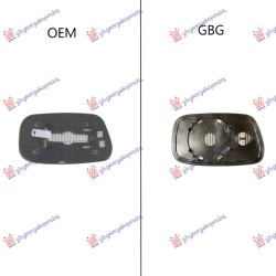 ΚΡΥΣΤΑΛΛΟ ΚΑΘΡΕΦΤΗ ΘΕΡΜΑΙΝΟΜΕΝΟ (ΣΤΡΟΓΓΥΛΗ ΒΑΣΗ) (ΜΟΝΟ ΓΙΑ ΚΑΘΡΕΦΤΕΣ AFTER MARKET) - Δεξιά ΚΡΥΣΤΑΛΛΟ ΚΑΘΡΕΦΤΗ ΘΕΡΜΑΙΝΟΜΕΝΟ (ΣΤΡΟΓΓΥΛΗ ΒΑΣΗ) (ΜΟΝΟ ΓΙΑ ΚΑΘΡΕΦΤΕΣ AFTER MARKET) - Δεξιά