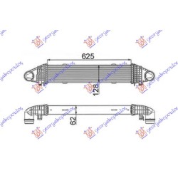 ΨΥΓΕΙΟ INTERCOOLER 1.8i16V - 2.1CDi(620x120)KW100-150 ΨΥΓΕΙΟ INTERCOOLER 1.8i16V - 2.1CDi(620x120)KW100-150