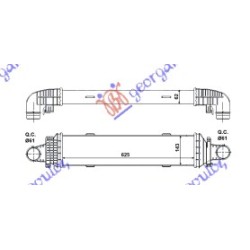 ΨΥΓΕΙΟ INTERCOOLER 2.1-3.0 CDi (625x143x62) ΨΥΓΕΙΟ INTERCOOLER 2.1-3.0 CDi (625x143x62)