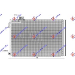 ΨΥΓΕΙΟ A/C 5.5-6.2 AMG ΒΕΝΖΙΝΗ (642x428x12) ΨΥΓΕΙΟ A/C 5.5-6.2 AMG ΒΕΝΖΙΝΗ (642x428x12)