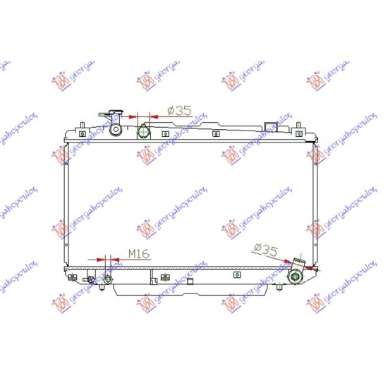 ΨΥΓΕΙΟ 1.8-2.0 BENZINH +/- A/C (375x738) (KOYO)