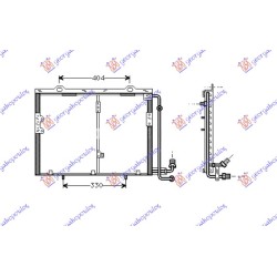 ΨΥΓΕΙΟ A/C 2.0-2.3-3.2 ΒΕΝΖΙΝΗ (552x406x25) ΨΥΓΕΙΟ A/C 2.0-2.3-3.2 ΒΕΝΖΙΝΗ (552x406x25)