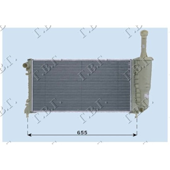 ΨΥΓΕΙΟ 1.4 ΒΕΝΖΙΝΗ +/- A/C (580x308) (ΜΕ ΣΩΛΗΝΑΚΙ ΣΤΟ ΠΑΓΟΥΡΙ)