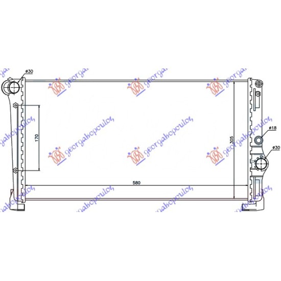 ΨΥΓΕΙΟ 1.3 ΠΕΤΡΕΛΑΙΟ JTD (580x310x)ΜΕ ΣΩΛΗΝΑΚΙ ΤΥΠOY MARELLI