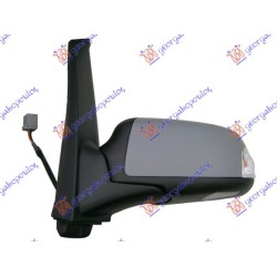 ΚΑΘΡΕΦΤΗΣ ΗΛΕΚΤΡΙΚΟΣ ΘΕΡΜΑΙΝΟΜΕΝΟΣ ΗΛΕΚΤΡΙΚΑ ΑΝΑΚΛΙΝΟΜΕΝΟΣ ΒΑΦΟΜΕΝΟΣ (ΜΕ ΦΛΑΣ & ΦΩΣ ΑΣΦΑΛΕΙΑΣ) (CONVEX GLASS) - Αριστερά