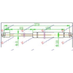 ΑΜΟΡΤΙΣΕΡ ΜΠΑΓΚΑΖ SEDAN (280L-510N)