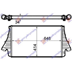 ΨΥΓΕΙΟ INTERCOOLER 1.9 CDTI (647x415x34) ΨΥΓΕΙΟ INTERCOOLER 1.9 CDTI (647x415x34)
