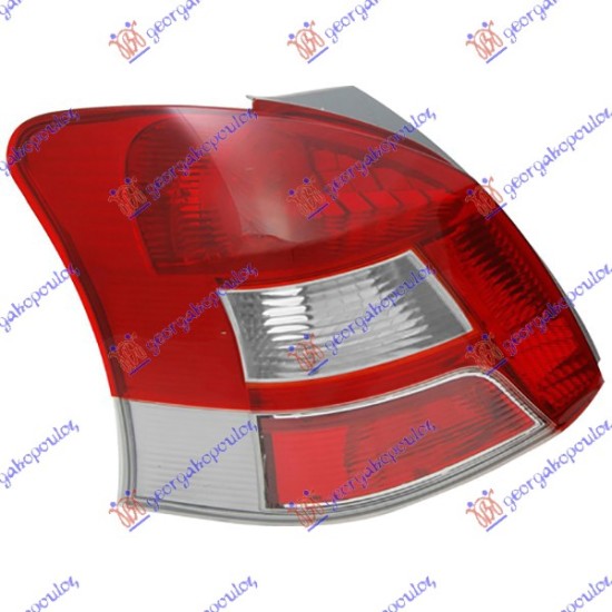 ΦΑΝΟΣ ΠΙΣΩ 2009- (ΛΕΥΚΟ ΦΛΑΣ) LED (Ε) (DEPO) - Αριστερά