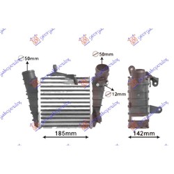 ΨΥΓΕΙΟ INTERCOOLER 1.4-1.9 Tdi ΠΕΤΡΕΛΑΙΟ (185x190x65)ΣΦΥΓΚΤΗΡΑ ΨΥΓΕΙΟ INTERCOOLER 1.4-1.9 Tdi ΠΕΤΡΕΛΑΙΟ (185x190x65)ΣΦΥΓΚΤΗΡΑ