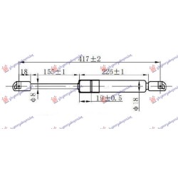 ΑΜΟΡΤΙΣΕΡ ΜΠΑΓΚΑΖ 3/5Π (417L-500N) ΑΜΟΡΤΙΣΕΡ ΜΠΑΓΚΑΖ 3/5Π (417L-500N)