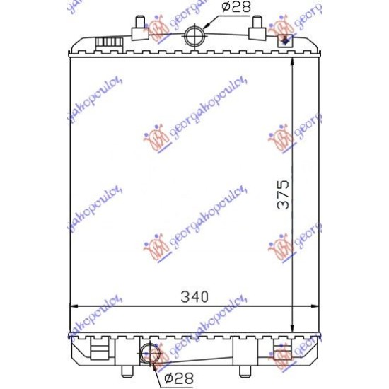 ΨΥΓΕΙΟ 1.4 ΠΕΤΡΕΛΑΙΟ HDi (374x326x16)