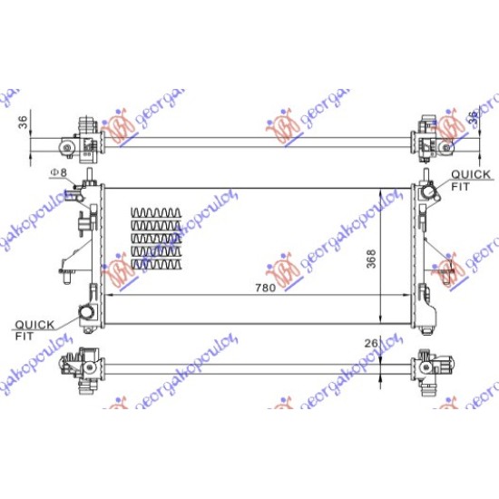 ΨΥΓΕΙΟ 2.3 JTD -AC ΠΕΤΡΕΛΑΙΟ ΜΗΧΑΝΙΚΟ (780x380x34) (MECHANICAL) ΨΥΓΕΙΟ 2.3 JTD -AC ΠΕΤΡΕΛΑΙΟ ΜΗΧΑΝΙΚΟ (780x380x34) (MECHANICAL)
