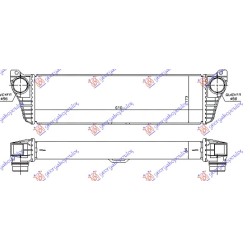 ΨΥΓΕΙΟ INTERCOOLER 2.0-2.2 CDi (610x170x64) 2010- ΨΥΓΕΙΟ INTERCOOLER 2.0-2.2 CDi (610x170x64) 2010-