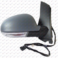 ΚΑΘΡΕΦΤΗΣ ΗΛΕΚΤΡΙΚΟΣ ΘΕΡΜΑΙΝΟΜΕΝΟΣ ΗΛΕΚΤΡΙΚΑ ΑΝΑΚΛΙΝΟΜΕΝΟΣ ΒΑΦΟΜΕΝΟΣ (ΜΕ ΦΛΑΣ & ΦΩΣ ΑΣΦΑΛΕΙΑΣ) (CONVEX GLASS) - Δεξιά