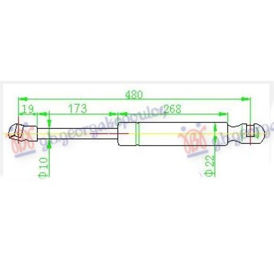ΑΜΟΡΤΙΣΕΡ ΜΠΑΓΚΑΖ CABRIO (155L-400N)