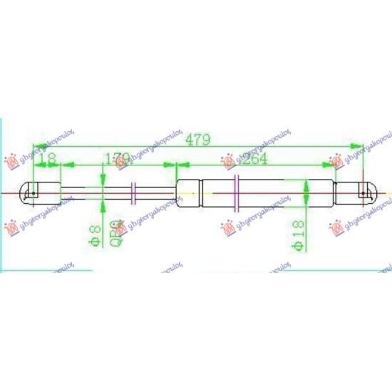 ΑΜΟΡΤΙΣΕΡ ΜΠΑΓΚΑΖ GTC (479L-340N)