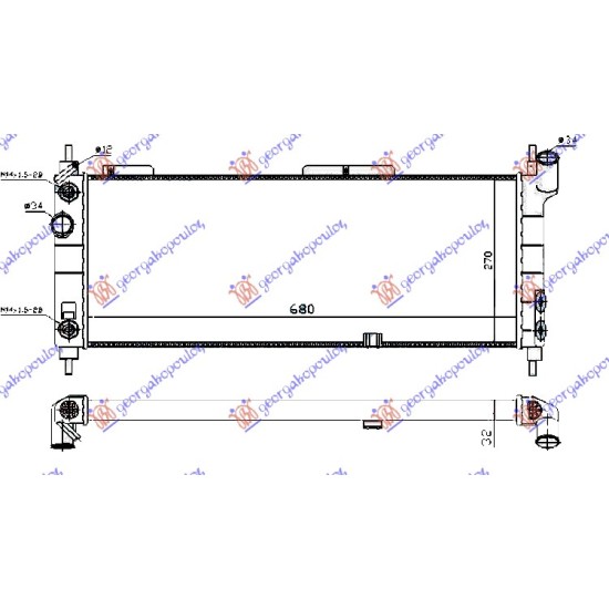 ΨΥΓΕΙΟ 1.4-1.6 + A/C (680x280)ΑΥΤΟΜΑΤΟ (ΠΑΡΟΧΕΣ ΔΙΑΓΩΝΙΑ)