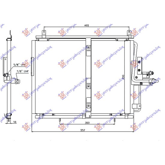 ΨΥΓΕΙΟ A/C 280-320 Ε/4MATIC/AMG ΒΕΝΖΙΝΗ 250-300 TD ΠΕΤΡΕΛΑΙΟ (540x435x18)