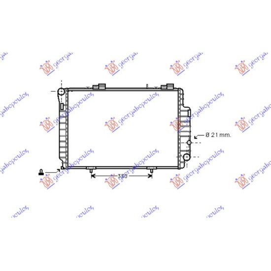 ΨΥΓΕΙΟ 2.0-2.2 CDi + A/C (615x420) (MAHLE BEHR PREMIUM LINE)