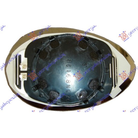 ΚΡΥΣΤΑΛΛΟ ΚΑΘΡΕΦΤΗ ΜΠΛΕ ΘΕΡΜΑΙΝΟΜΕΝΟ (CONVEX GLASS) - Αριστερά