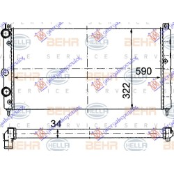 ΨΥΓΕΙΟ 1.6 ΒΕΝΖΙΝΗ-1.9 ΠΕΤΡΕΛΑΙΟ (590x320) (MAHLE BEHR) ΨΥΓΕΙΟ 1.6 ΒΕΝΖΙΝΗ-1.9 ΠΕΤΡΕΛΑΙΟ (590x320) (MAHLE BEHR)