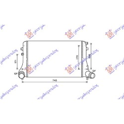 ΨΥΓΕΙΟ INTERCOOLER 2.0TDi(615x398) CJAA 138PS ΨΥΓΕΙΟ INTERCOOLER 2.0TDi(615x398) CJAA 138PS
