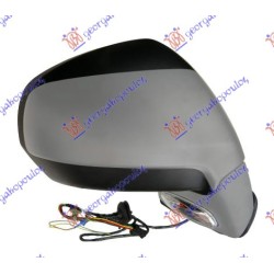 ΚΑΘΡΕΦΤΗΣ ΗΛΕΚΤΡΙΚΟΣ ΘΕΡΜΑΙΝΟΜΕΝΟΣ ΗΛΕΚΤΡΙΚΑ ΑΝΑΚΛΙΝΟΜΕΝΟΣ (ΜΕ ΦΛΑΣ & ΦΩΣ ΑΣΦΑΛΕΙΑΣ & ΑΙΣΘΗΤΗΡΑ) (CONVEX GLASS) - Δεξιά