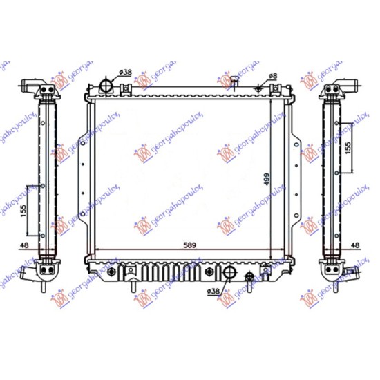 ΨΥΓΕΙΟ 2.7 CRD ΠΕΤΡΕΛΑΙΟ ΑΥΤΟΜΑΤΟ (500x588x48)