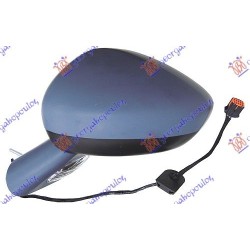 ΚΑΘΡΕΦΤΗΣ ΗΛΕΚΤΡΙΚΟΣ ΘΕΡΜΑΙΝΟΜΕΝΟΣ ΗΛΕΚΤΡΙΚΑ ΑΝΑΚΛΙΝΟΜΕΝΟΣ ΒΑΦΟΜΕΝΟΣ (ΜΕ ΦΛΑΣ) (CONVEX GLASS) - Αριστερά