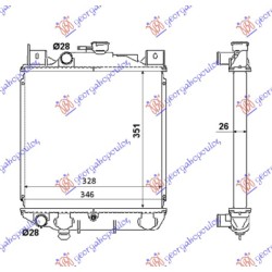 ΨΥΓΕΙΟ 1.6 ΒΕΝΖΙΝΗ (350x330x26) ΨΥΓΕΙΟ 1.6 ΒΕΝΖΙΝΗ (350x330x26)