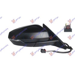 ΚΑΘΡΕΦΤΗΣ ΗΛΕΚΤΡΙΚΟΣ ΘΕΡΜΑΙΝΟΜΕΝΟΣ ΜΑΥΡΟΣ (ΜΕ ΦΛΑΣ) (6 PIN) (CONVEX GLASS) - Δεξιά