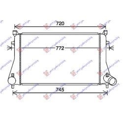 ΨΥΓΕΙΟ INTERCOOLER 2.0 Tsi ΒΕΝΖΙΝΗ (620x398x30) ΨΥΓΕΙΟ INTERCOOLER 2.0 Tsi ΒΕΝΖΙΝΗ (620x398x30)