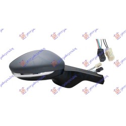 ΚΑΘΡΕΦΤΗΣ ΗΛΕΚΤΡΙΚΟΣ ΘΕΡΜΑΙΝΟΜΕΝΟΣ ΒΑΦΟΜΕΝΟΣ (ΜΕ ΦΛΑΣ & ΑΙΣΘΗΤΗΡΑ) (6+2 PIN) 2018- (CONVEX GLASS) - Δεξιά