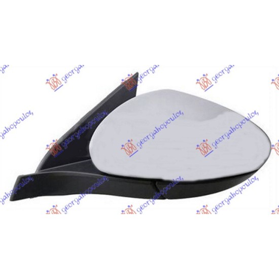 ΚΑΘΡΕΦΤΗΣ ΗΛΕΚΤΡΙΚΟΣ ΘΕΡΜΑΙΝΟΜΕΝΟΣ ΜΑΥΡΟΣ (Α ΠΟΙΟΤΗΤΑ) (CONVEX GLASS) - Αριστερά