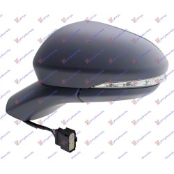 ΚΑΘΡΕΦΤΗΣ ΗΛΕΚΤΡΙΚΟΣ ΘΕΡΜΑΙΝΟΜΕΝΟΣ ΗΛΕΚΤΡΙΚΑ ΑΝΑΚΛΙΝΟΜΕΝΟΣ ΒΑΦΟΜΕΝΟΣ (ΦΛΑΣ & ΦΩΣ ΑΣΦΑΛΕΙΑΣ) (ASPHERICAL GLASS) - Αριστερά