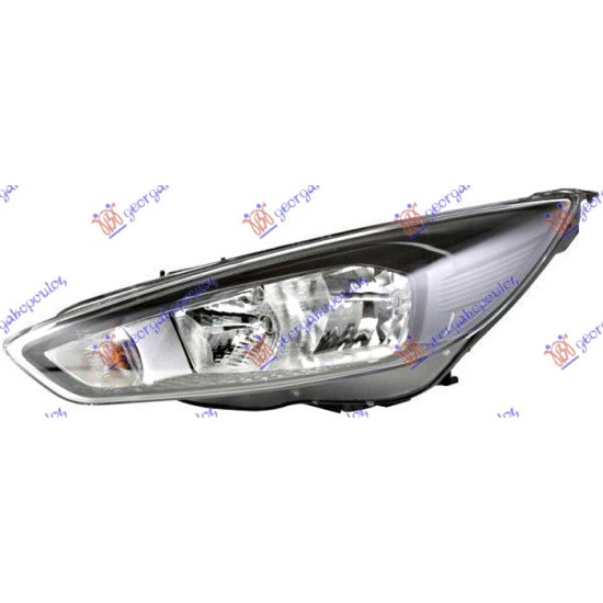 ΦΑΝΟΣ ΕΜΠΡΟΣ ΗΛΕΚΤΡΙΚΟΣ ΜΑΥΡΟΣ (H7/H1/LED)(HELLA) - Αριστερά
