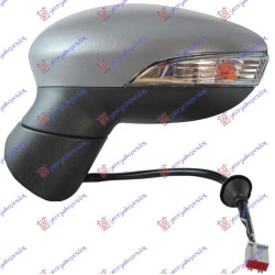 ΚΑΘΡΕΦΤΗΣ ΗΛΕΚΤΡΙΚΟΣ ΘΕΡΜΑΙΝΟΜΕΝΟΣ ΗΛΕΚΤΡΙΚΑ ΑΝΑΚΛΙΝΟΜΕΝΟΣ ΒΑΦΟΜΕΝΟΣ (ΜΕ ΦΛΑΣ & ΦΩΣ ΑΣΦΑΛΕΙΑΣ) (ASPHERICAL GLASS) - Αριστερά