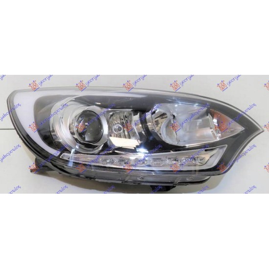 ΦΑΝΟΣ ΕΜΠΡΟΣ ΗΛΕΚΤΡΙΚΟΣ (H7/H7) ΜΕ ΦΩΣ ΗΜΕΡΑΣ LED (Γ) - Δεξιά