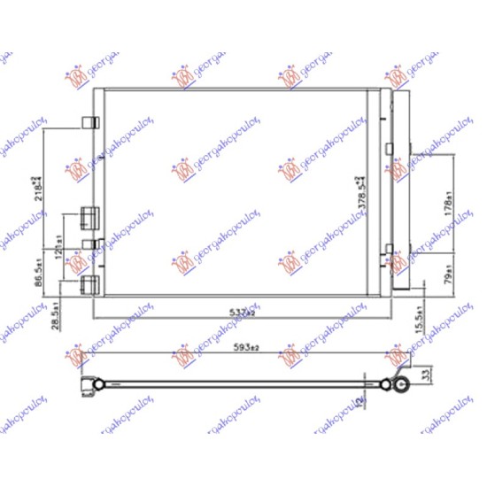 ΨΥΓΕΙΟ A/C 1.1-1.4CRDi (505x365x12)