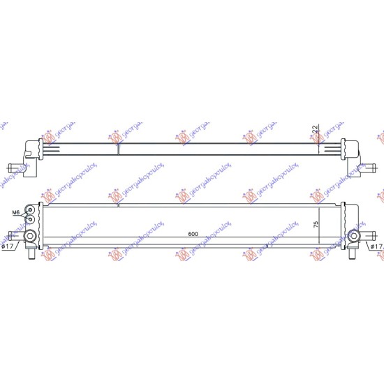 ΨΥΓΕΙΟ ΒΟΗΘΗΤΙΚΟ 1.8 HYBRID (600x75x22)