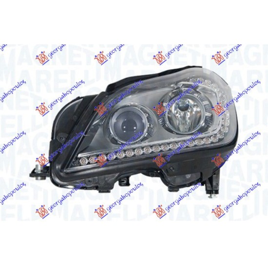ΦΑΝΟΣ ΕΜΠΡΟΣ Bi-XENON ΜΕ ΦΩΣ ΗΜΕΡΑΣ LED (MARELLI) - Αριστερά