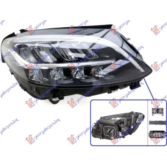 ΦΑΝΟΣ ΕΜΠΡΟΣ MULTIBEAM LED (ΧΩΡΙΣ ΛΟΓΟΤΥΠΟ) (HELLA) - Δεξιά