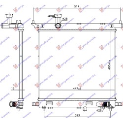 ΨΥΓΕΙΟ 1.2 16v ΒΕΝΖΙΝΗ ΜΗΧΑΝΙΚΟ (400x450x16) (KOYO)