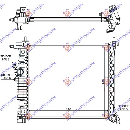 ΨΥΓΕΙΟ 1.3-1.7 CDTi (470x428) ΜΗΧΑΝΙΚΟ (KOYO)