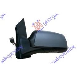 ΚΑΘΡΕΦΤΗΣ ΗΛΕΚΤΡΙΚΟΣ ΘΕΡΜΑΙΝΟΜΕΝΟΣ ΗΛΕΚΤΡΙΚΑ ΑΝΑΚΛΙΝΟΜΕΝΟΣ ΒΑΦΟΜΕΝΟΣ ΜΕ ΦΩΣ ΑΣΦΑΛΕΙΑΣ (CONVEX GLASS) - Αριστερά