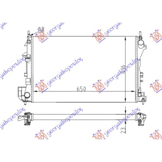 ΨΥΓΕΙΟ 1.6 BENZINH (650x405) (MAHLE BEHR)